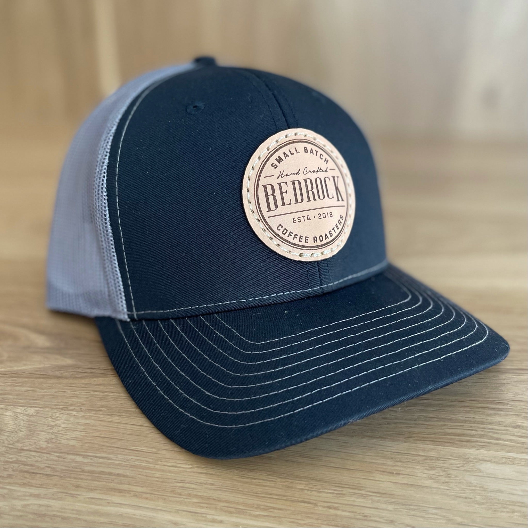 Leather Patch Trucker Hat