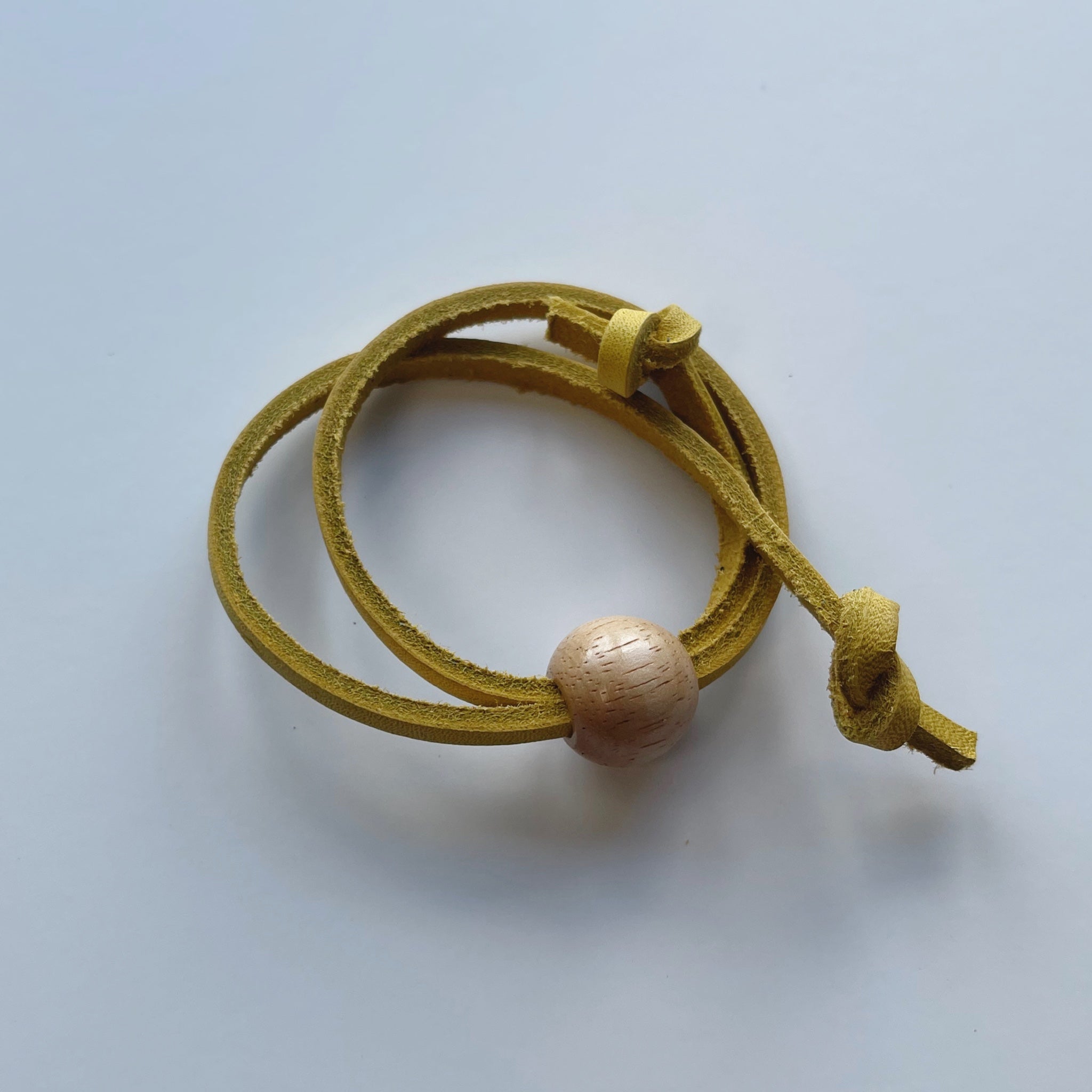 CHEMEX® 24" Rawhide and Wooden Bead