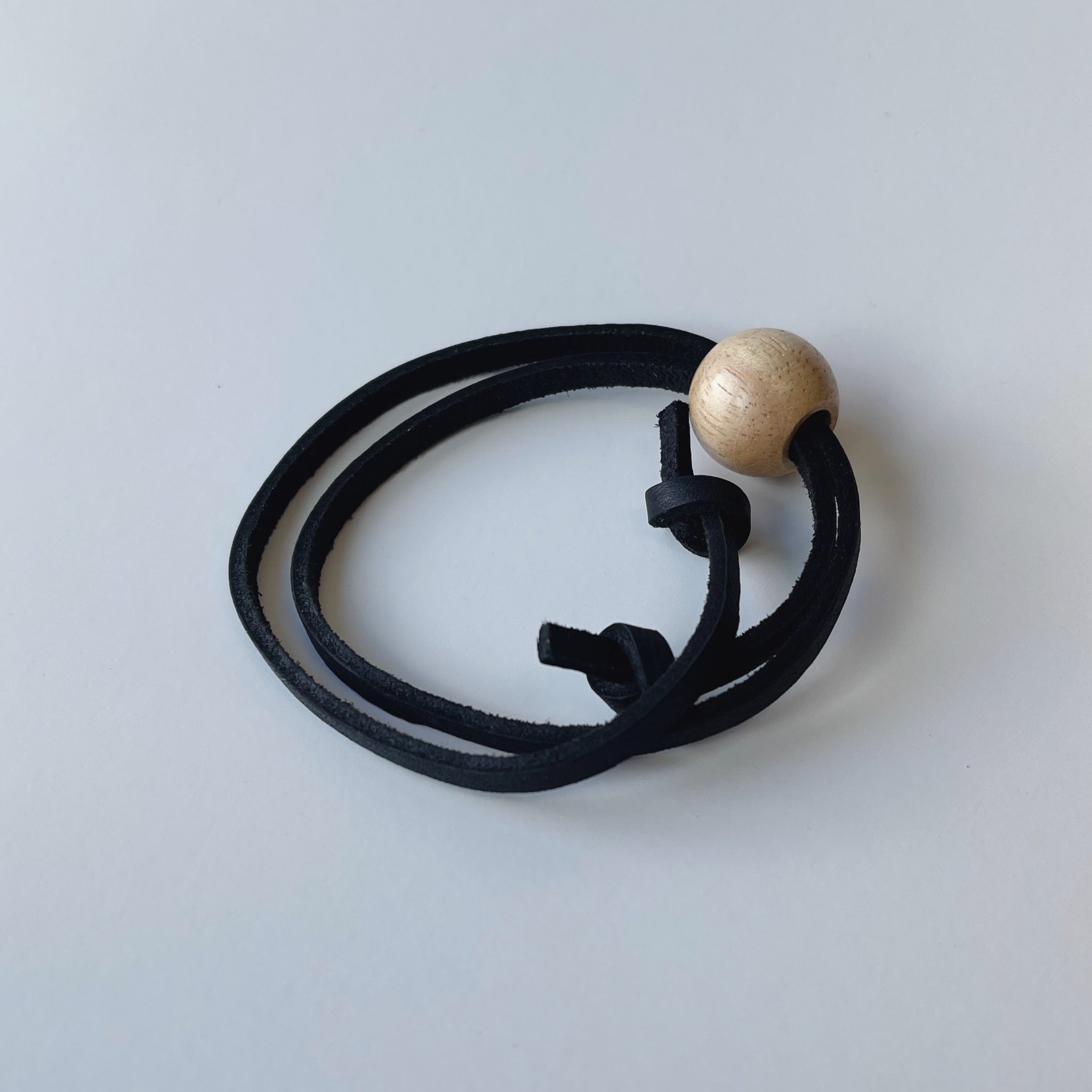 CHEMEX® 24" Rawhide and Wooden Bead