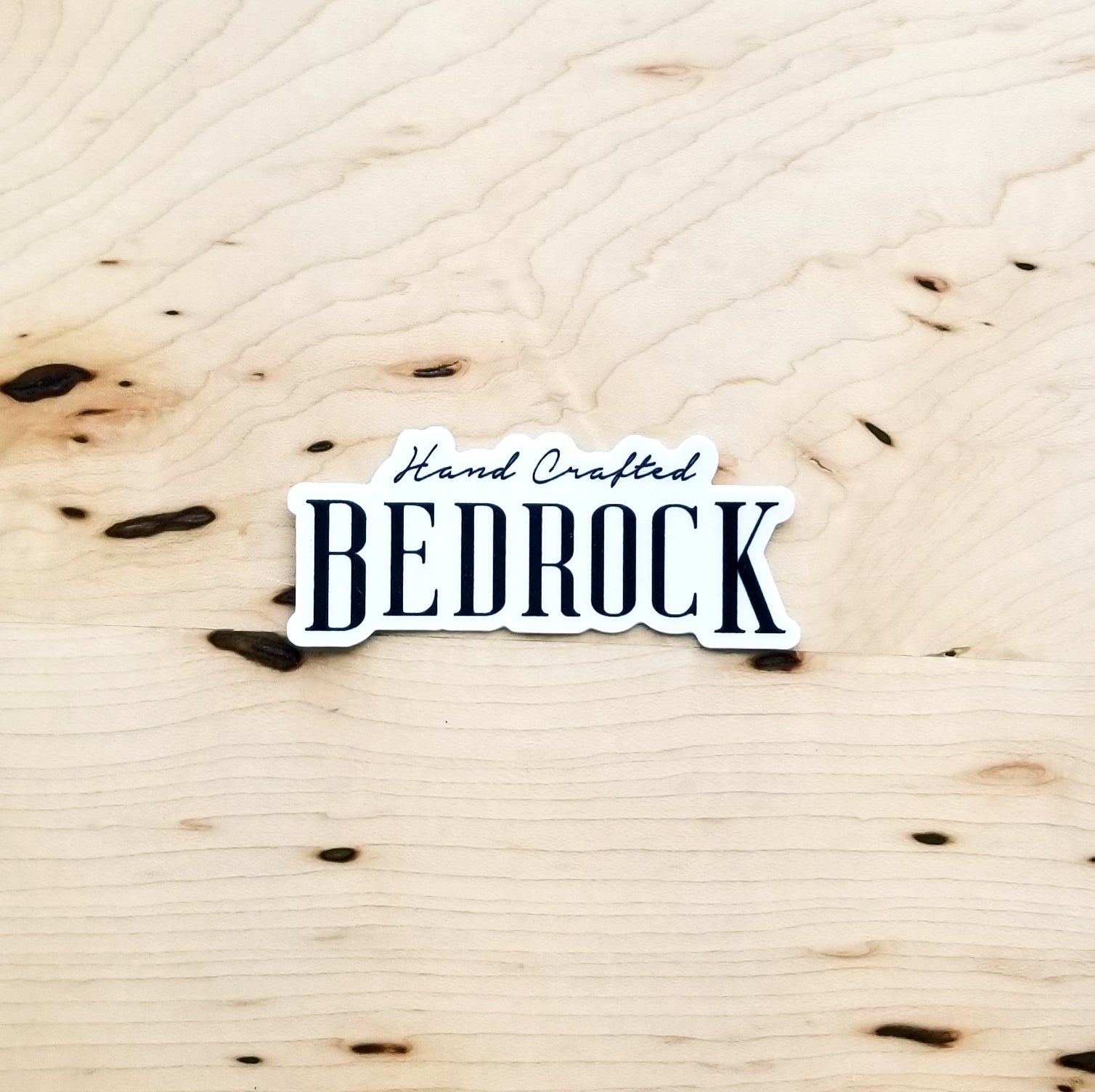 Bedrock Vinyl Sticker